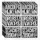 thumbnail image 1 of Pegatinas de vinilo con letras Jiepuxiter de 3 pulgadas y 384 piezas para buzón, 1 of 8