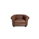 thumbnail image 1 of Sofa Florencia 1C Cuero Colorado Caramelo, 1 of 4