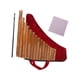 thumbnail image 1 of Instrumento de pipa de pan Instrumento de viento de madera, llave G, 15 pipas Instrumento musical fácil de aprender para aprender a enseñar a niños y Mano izquierda, 1 of 5