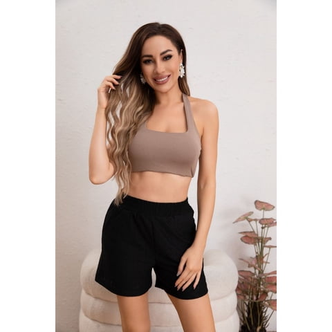 Likeshop - Short Mujer Bermuda Broderie Juvenil Verano 5005