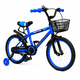 thumbnail image 5 of Bicicleta Infantil Niño Aro 14 Canasto Ruedas Apoyo Mamakids Azul, 5 of 6