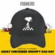 thumbnail image 2 of Gorra De Béisbol Peanuts Snoopy Con Expresión A Cuadros, 2 of 6