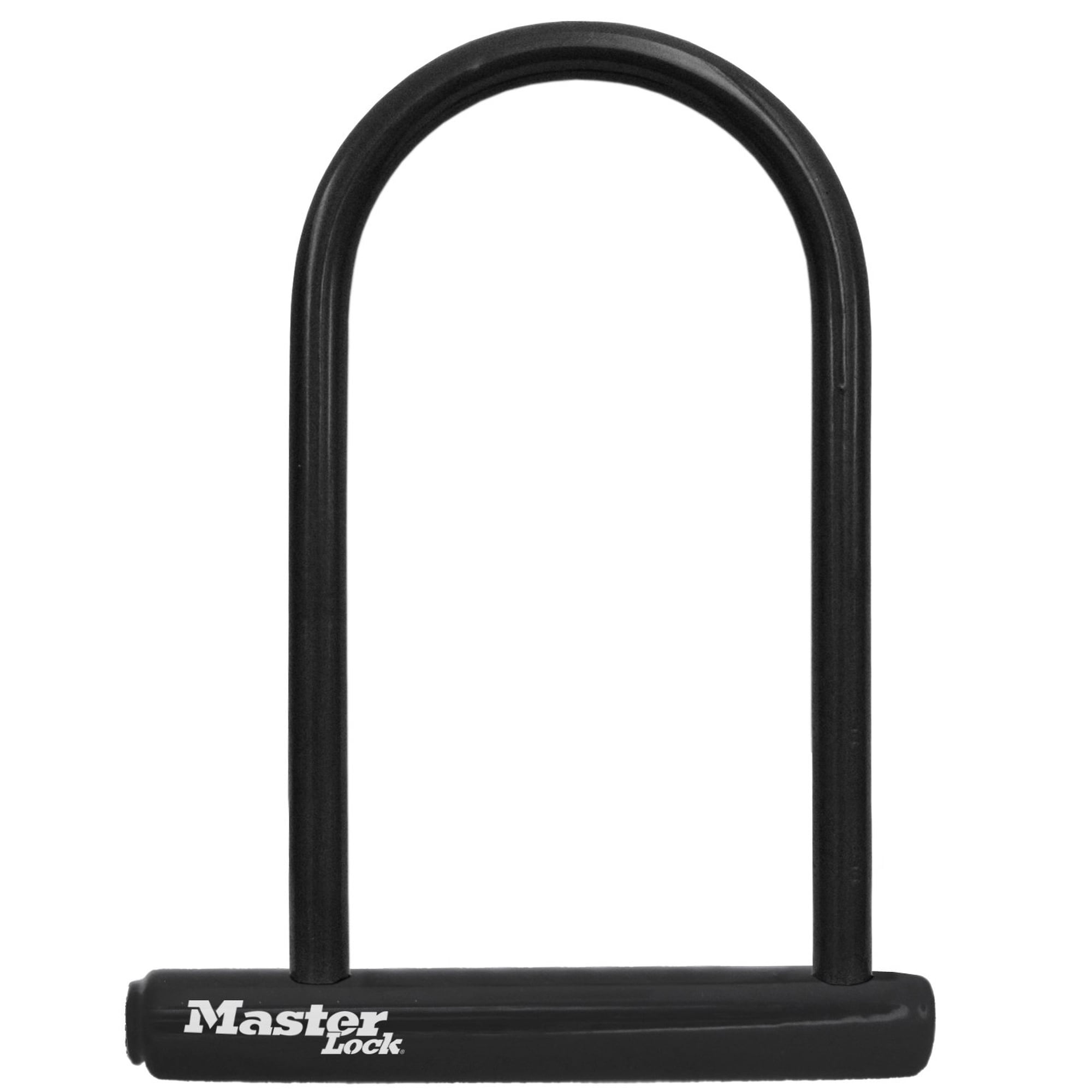 Candado En U Estándar Negro Con Llave Master Lock 8320d Para Bicicleta