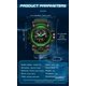 thumbnail image 5 of Reloj AIMES militar impermeable para hombre con alarma y cronómetro, 5 of 7