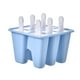 thumbnail image 3 of Molde De Silicona Para Hacer Paletas De Hielo Molde Para Paletas De Helado Moldes Congelados 6 Celdas Azul, 3 of 3