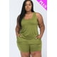thumbnail image 1 of Cómodo Conjunto De Camiseta Sin Mangas Y Shorts En Talla Grande, 1 of 12