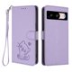 thumbnail image 1 of Funda Volteable tipo Billetera con Correa para Google Pixel 8, Lila Claro, 1 of 6