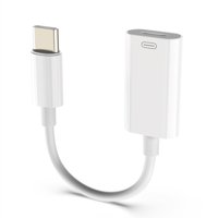 Adaptador Usb-C Macho A Lightning Hembra Lmuboy Blanco