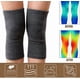 thumbnail image 2 of Rodilleras de compresión de bambú negras talla grande, 2 of 7