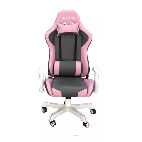 Creaprint - Silla Gamer Hama-K ® Mod Lk-2376 Black/Pink Reclinable