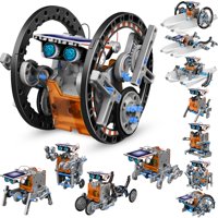 Solar Robot Toys Dioju 13 En 1 Para Niños De 8 A 12 Años, Color Gris