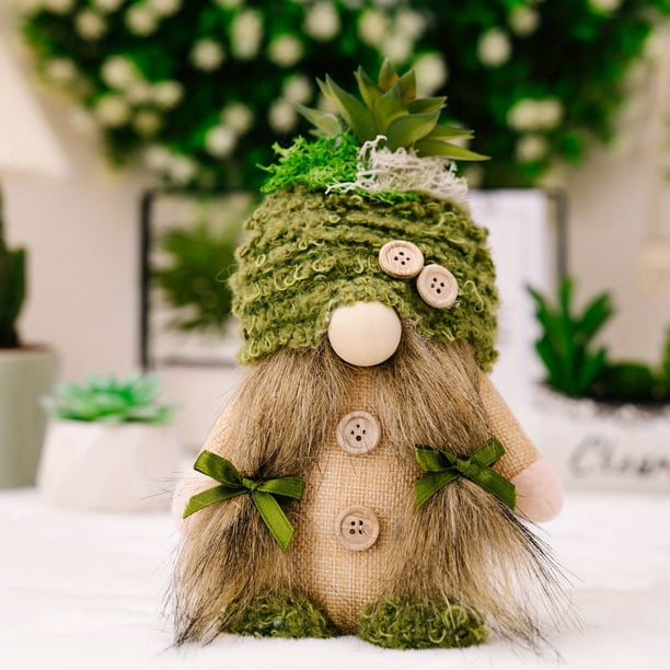 1pc, Spring Gnome Plush Doll, Scene Decor, Room Decor, Desktop Decoration Ornament, Window Decoration Ornament, Collectible Buildings Accessories