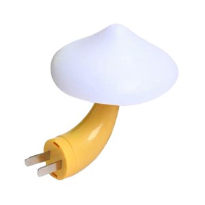 Ioensy - Lámpara De Pared Enchufable Para Niños, Luz Decorativa De Noche Con Forma De Seta Para El Hogar, Luz Roja