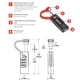 thumbnail image 2 of Case Lock Black aprobado por la TSA, 2 of 9