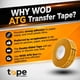 thumbnail image 2 of Cinta ATG WOD 6 mm x 91 cm (24 rollos) libre de ácido, 2 of 7