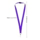 thumbnail image 3 of Lanyards WEZEBEL morados con cierre de seguridad, paquete de 24 para gafetes de identificación, 3 of 5