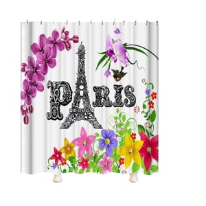 Genérico - Cortina Para Baño Con Forro De Ducha 180 Cm L30