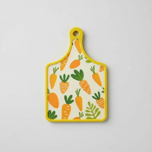 Tabla de Picar Cocina Diseño Zanahorias 30X19CM