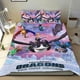 thumbnail image 1 of Dragones: Los Nueve Reinos Conjunto de sábanas temático, trío de piezas, cómodo y amigable con la piel, diseño único, regalo de decoración para el hogar para familiares, amigos y fans,140cm *210cm, 1 of 6