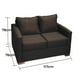 thumbnail image 5 of Sofa James 2 cuerpos Brown, 5 of 5