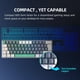 thumbnail image 2 of Teclado Machenike K500A-B61W, interruptor RGB marrón, 60% inalámbrico, 2 of 7