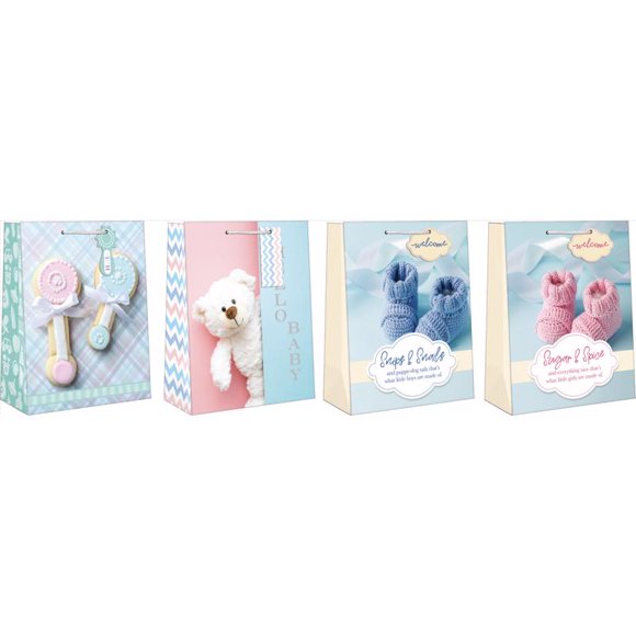 Bolsa de regalo Paper Images Surted Baby 1 (paquete de 12)