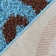thumbnail image 3 of Alfombra Shaggy D5 150 x 200 Turquesa, 3 of 4