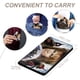thumbnail image 4 of Laberinto Porta Pasaporte y Cartera de Viaje Premium de Cuero PU, Funda de Pasaporte Bloqueo RFID con Ranuras para Tarjetas de Crédito, Estuche para Libro de Pasaporte para Familia 10cm × 15cm, 4 of 6