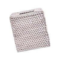 Magideal - Cubierta De Caja De Pañuelos, Soporte Para Pañuelos Extraíble, Estilo Vintage Cuadrado, 14Cm, Servilletero Para Decoración Del Hogar, Soporte De Papel Blanco