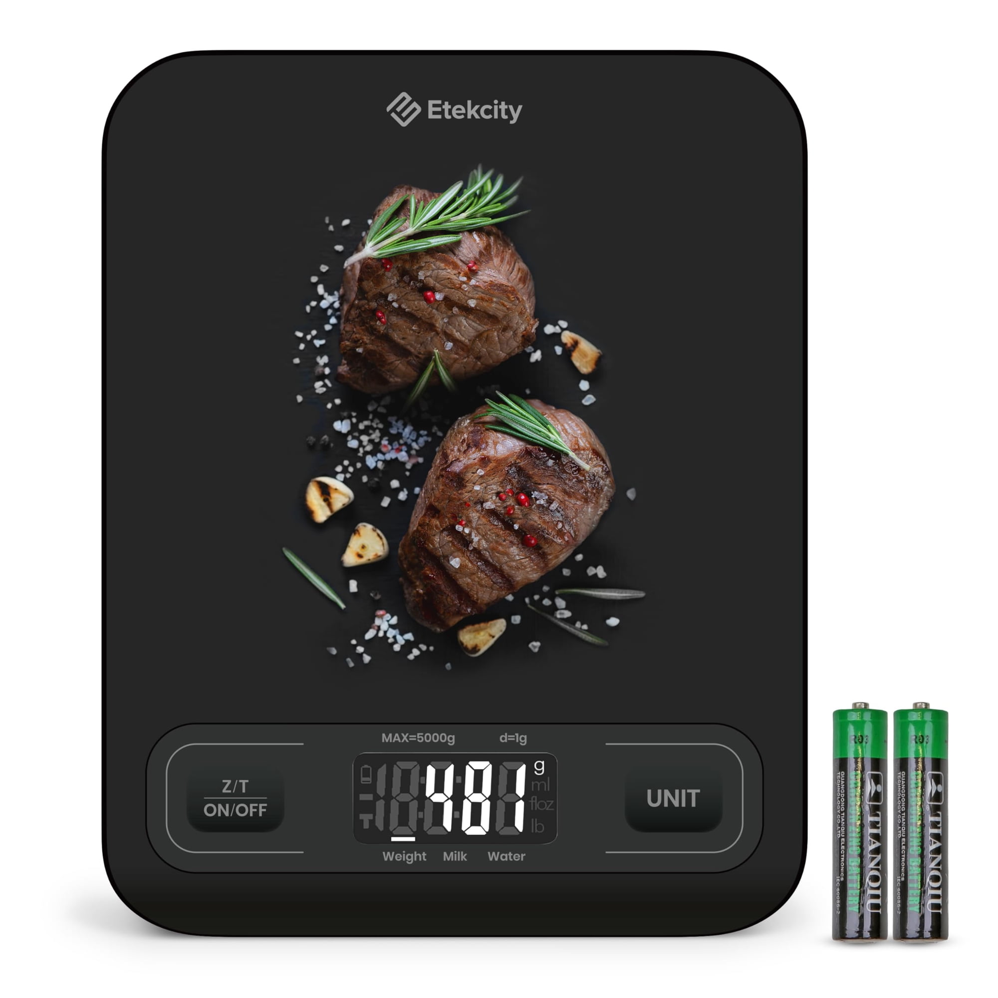Báscula De Cocina Digital Etekcity Con Pesaje Mecánico Negro