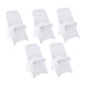 thumbnail image 4 of 5 Fundas Protectoras De Licra Para Sillas Plegables, Para Eventos Especiales, Bodas, Color Blanco., 4 of 5