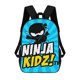 thumbnail image 1 of Niños Ninja-theme Backpack, Campus style schoolbag Bookbag with Adjustable Shoulder Straps And Large Zip Compartment, Unisex Travel Bags., 1 of 6