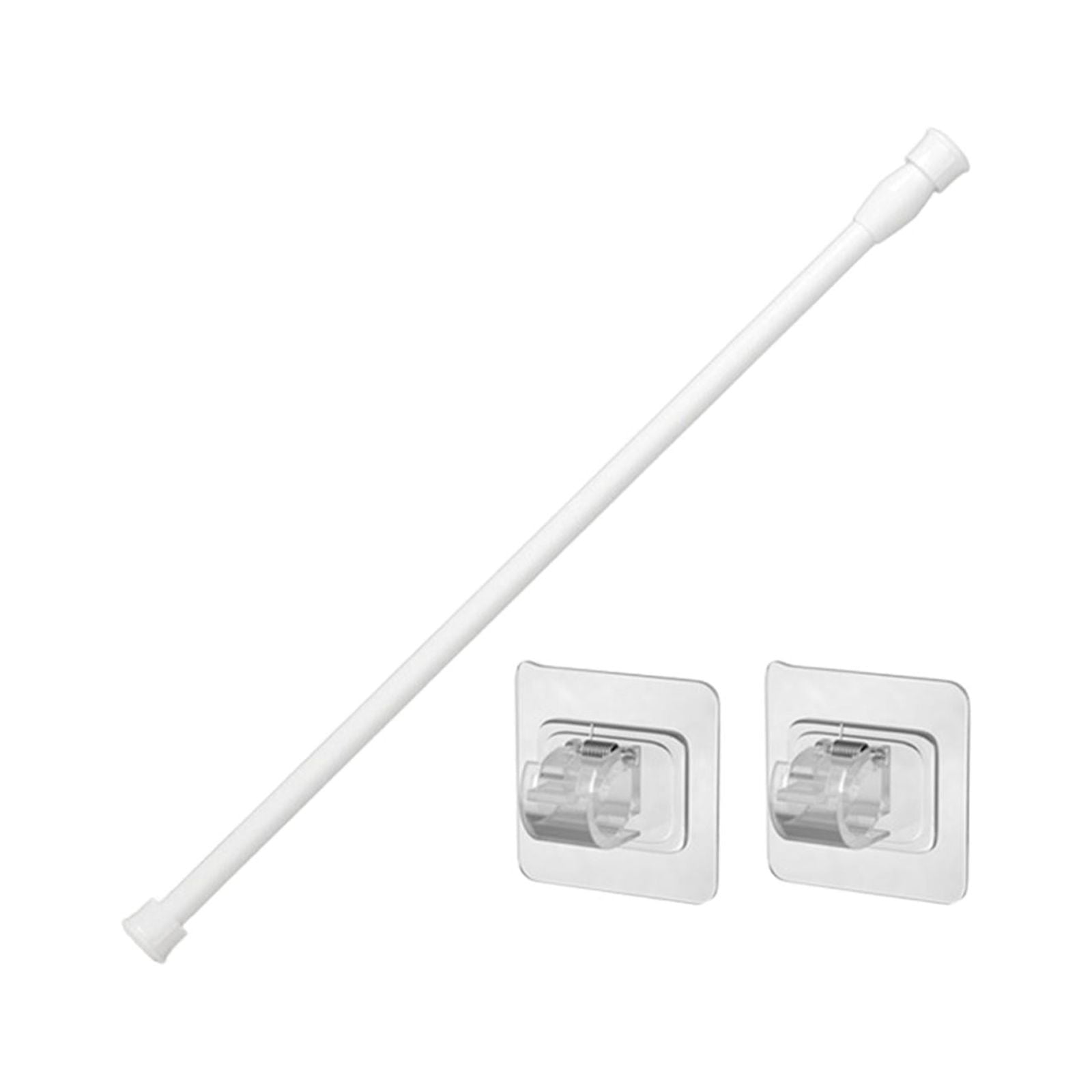 Bothyi - Barra De Cortina Telescópica, Barra De Cortina De Resorte Para Puerta, Dormitorio, Armario, 40cm A 70cm