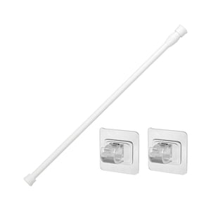 Bothyi - Barra De Cortina Telescópica, Barra De Cortina De Resorte Para Puerta, Dormitorio, Armario, 40Cm A 70Cm