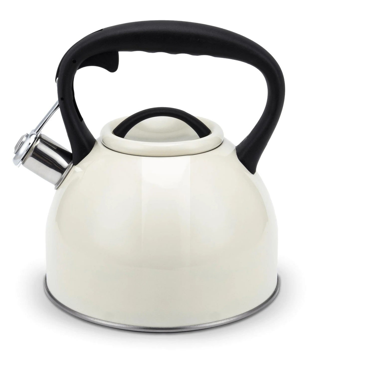 Wens - Tetera Acero Inoxidable Con Mango 3lts Crema Selene