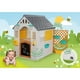 thumbnail image 5 of Casa de juego blanca gris con valla 127 x140x107.5cm Dolu, 5 of 8