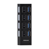 Tecnolab - Hub Usb 4 Puertos 2.0 Con Interruptor Encendido - Ps