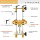 thumbnail image 2 of Kit de apertura de puertas Meticuloso Lock Mortazer de madera, 2 of 6