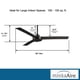 thumbnail image 5 of Ventilador de techo MINKA-AIRE F524-CL de 132 cm, control de pared, color carbón, 5 of 8