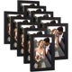 thumbnail image 1 of Juego de 10 marcos de fotos HappyHapi de 4 x 6 con tapete o 3,5 x 5 sin, 1 of 8
