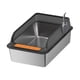 thumbnail image 3 of Caja de arena para gatos, inodoro portátil para gatos con cuchara, recipiente para arena para gatos con tapa abierta a prueba de salpicaduras, bandeja Negro, 3 of 5