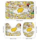 thumbnail image 3 of Gudetama huevo perezoso-theme 4-Piece Shower Curtain Set with Rugs, Waterproof Bathroom Decor Set Includes Bath Mat, U-Shaped Rug, Toilet Lid Cover and Curtain with Hooks, 3 of 6