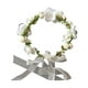 thumbnail image 3 of Corona De Flores Corona Mujer Corona Floral Tocado De Novia Para Vacaciones Boda Beige, 3 of 5