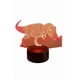 thumbnail image 2 of Lampara Ilusion 3D Dinosaurio y Niño de 7 colores, Base touch, 2 of 6