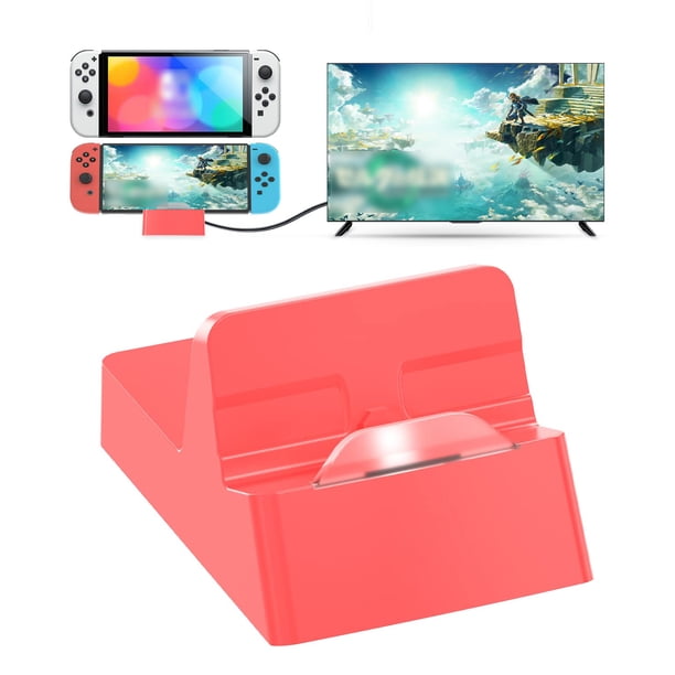 Dock de expansión para Nintendo Switch, estación de acoplamiento portátil para TV con puertos HDMI 4K/USB 3.0/USB-C para carga