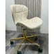 thumbnail image 3 of Silla Escritorio Mariposa Felpa Gold - Beige, 3 of 3