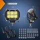 thumbnail image 2 of Kit de 4 pods LED Nilight de 4 pulgadas, 18W, haz flood para off-road, 2 of 8