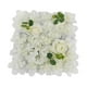 thumbnail image 3 of Panel De Flores Artificiales, Telón De Fondo De Flores Rosas Para Bodas, Eventos, Hogar, Blanco, 3 of 3