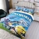 thumbnail image 3 of Palworld Conjunto de sábanas temático, trío de piezas, cómodo y amigable con la piel, diseño único, regalo de decoración para el hogar para familiares, amigos y fans, 90 cm * 190 cm, 3 of 6