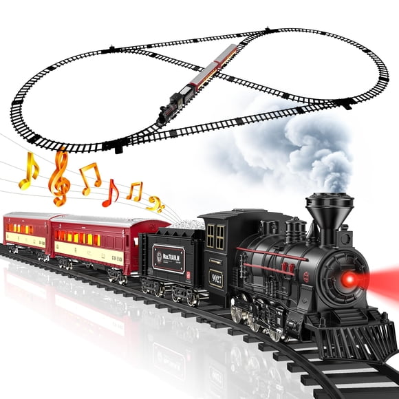Set De Tren Metal Electric Con Orugas De Lujo Para Niños